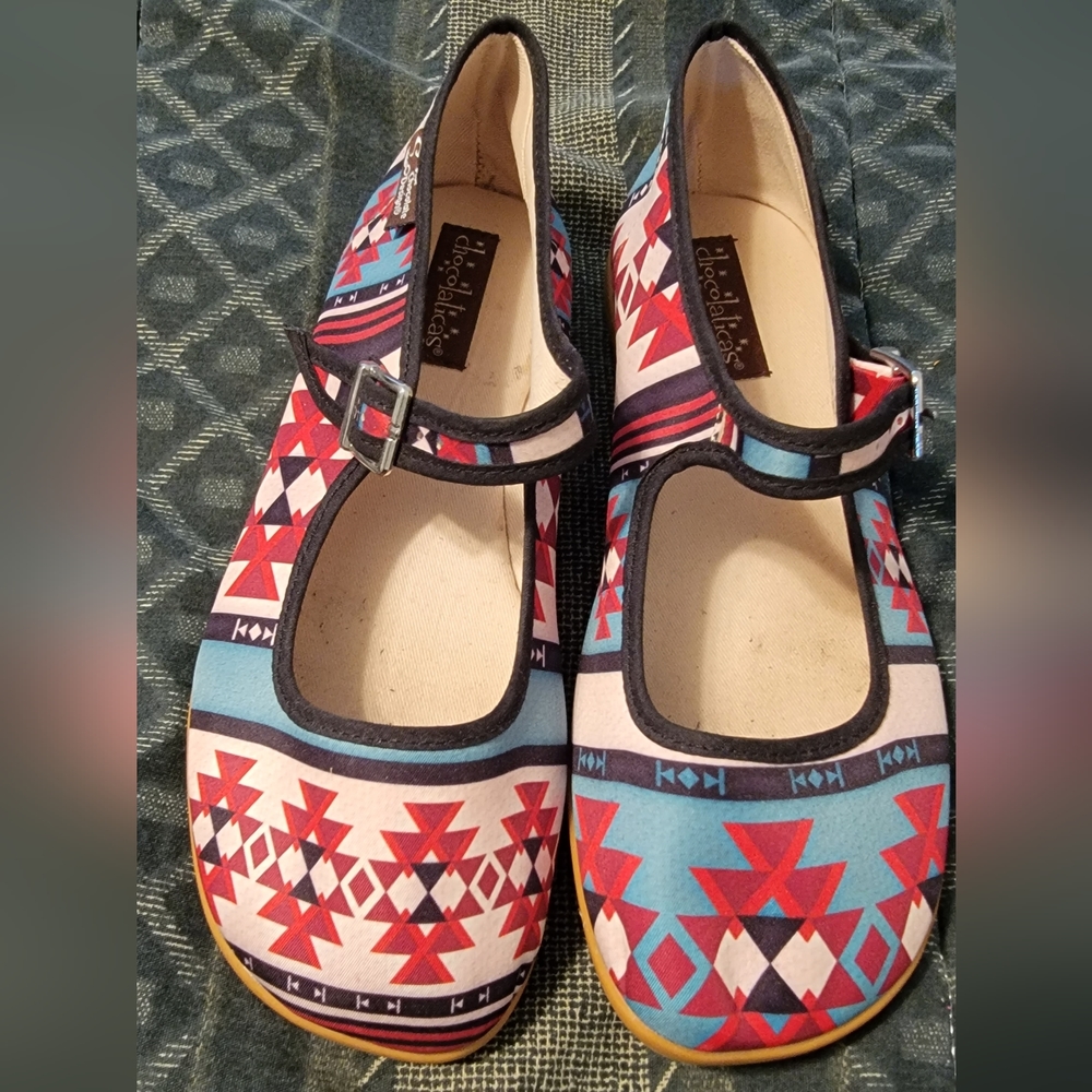 Hot Chocolate Design Tribal Flats